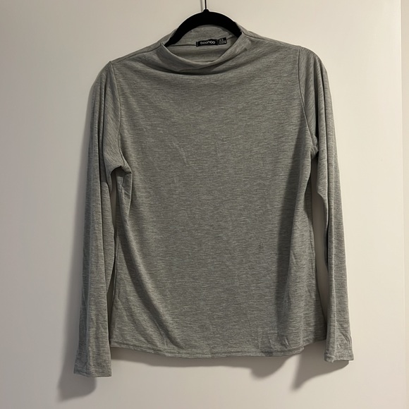BOOHOO MOCK NECK TURTLENECK SHIRT 🐢 - Picture 4 of 4